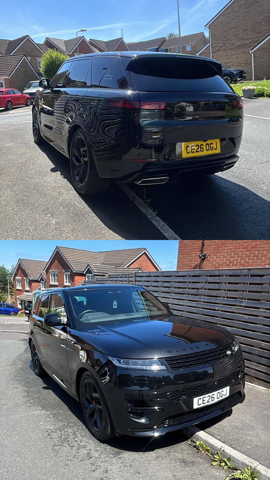 Range Rover Sport gleaming after a full detail by The Auto Spa